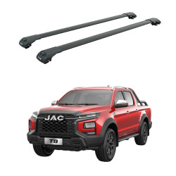 Багажник за JAC T9 (railing) (2025-->) AERO BAR BLACK