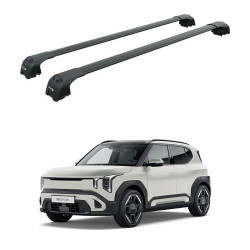 БАГАЖНИК ЗА KIA EV2 5d (integrated railing) (2026-->) AERO BAR BLACK