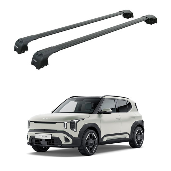 БАГАЖНИК ЗА KIA EV2 5d (integrated railing) (2026-->) AERO BAR BLACK