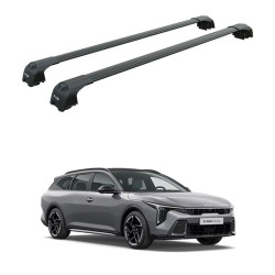 БАГАЖНИК ЗА KIA K4 Sport Wagon (integrated railing) (2026-->) AERO BAR BLACK
