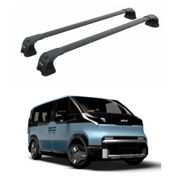 Багажник за Kia PV5 Passenger 5-dr MPV (Fixpoint) (2025-->) AERO BAR BLACK