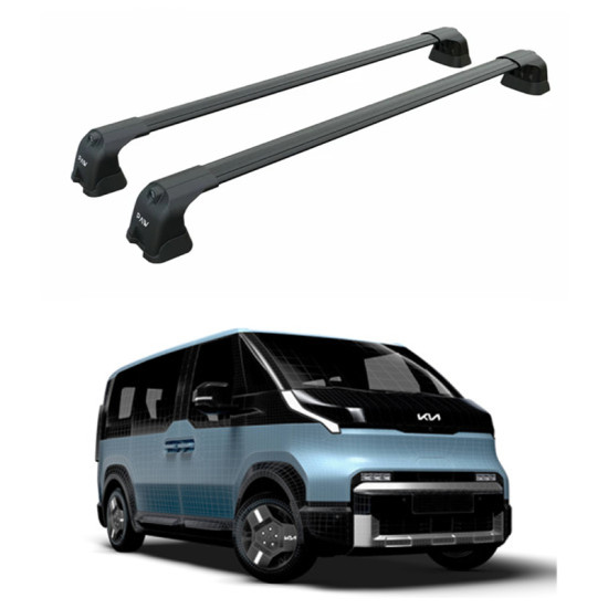 Багажник за Kia PV5 Passenger 5-dr MPV (Fixpoint) (2025-->) AERO BAR BLACK