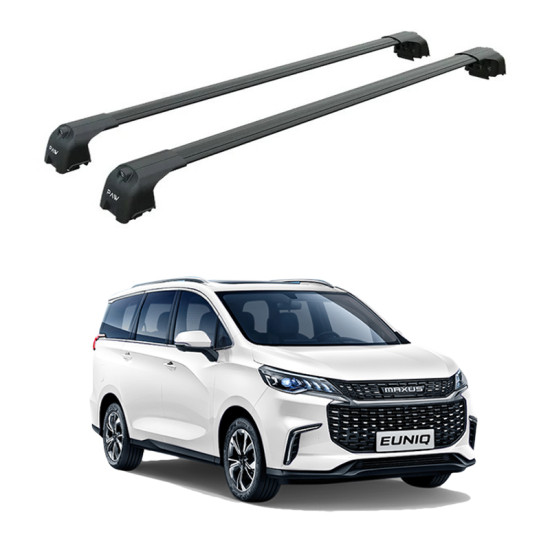 БАГАЖНИК за Maxus Euniq 5 5d (integrated railing) (2022-->) AERO BAR BLACK