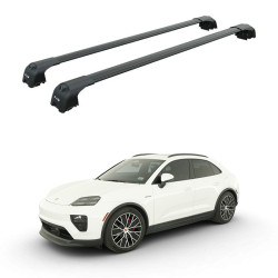 Багажник за PORSCHE MACAN SUV 5d. (II - integrated railing) (2024-->) AERO BAR BLACK