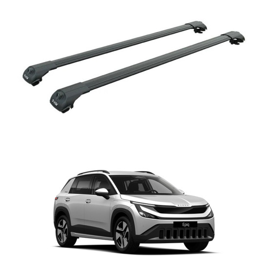 Багажник за Skoda Epiq 5d (railing) (2026-->) AERO BAR BLACK