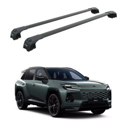 БАГАЖНИК ЗА Toyota RAV4 5d (VI/XA60 - integrated railing) (2026-->) AERO BAR BLACK