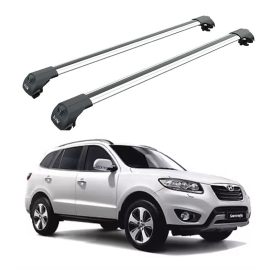 БАГАЖНИК за Hyundai Santa Fe 5d (II/CM - railing) (2011-->2013) AERO BAR