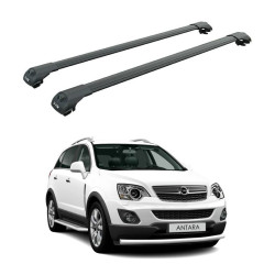 БАГАЖНИК ЗА Opel Antara 5d (railing) (2011-->2015) AERO BAR BLACK
