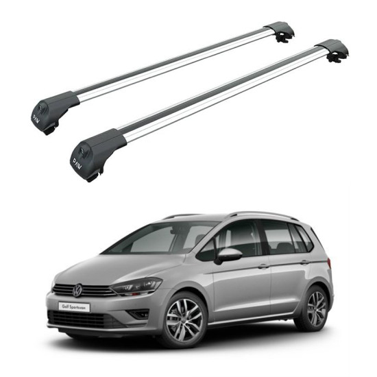 Багажник за Volkswagen Golf Sportsvan (VII - railing) (2014-->2020) AERO BAR