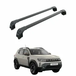Багажник за Dacia Duster 5d (III - railing) (2024-->) AERO BAR BLACK