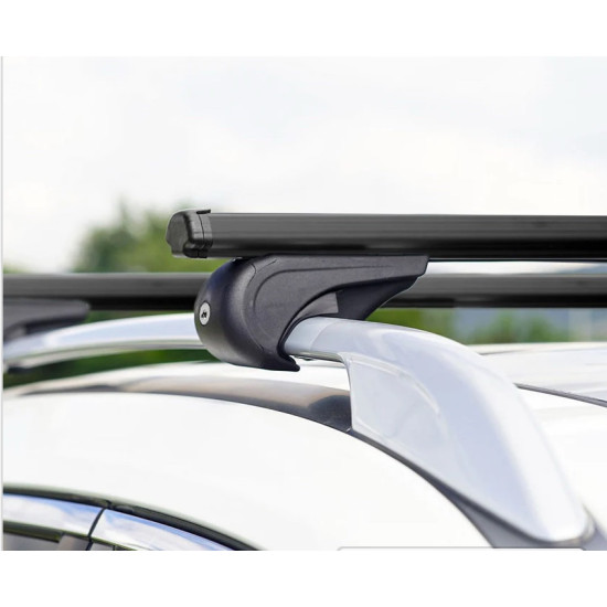 БАГАЖНИК ЗА Renault Express L1H1 (railing) (2021-->) ALU REILING BLACK