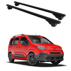 БАГАЖНИК ЗА FIAT QUBO L (railing) (2026-->) ALU REILING BLACK