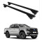 Багажник за Ford Ranger double cab (T6/P703 - railing) (2022-->) ALU REILING BLACK