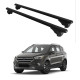 Багажник за Ford Kuga 5d (II - railing) (2012-->2019) ALU REILING BLACK