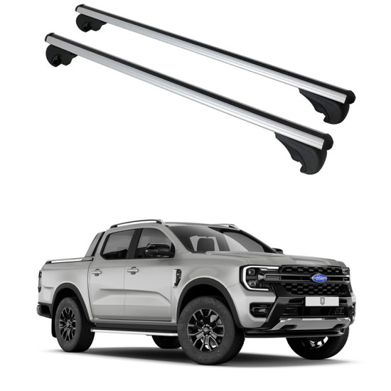 Багажник за Ford Ranger double cab (T6/P703 - railing) (2022-->) ALU REILING
