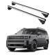 Багажник за Hyundai Santa Fe 5d (V/MX5 - railing) (2023-->) ALU REILING