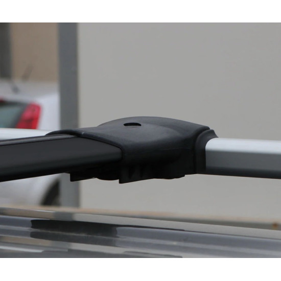 БАГАЖНИК ЗА Volkswagen ID.Buzz 5d (railing) (2022-->) AERO BLACK