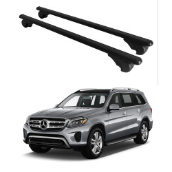 Багажник за Mercedes Clase GLS/GL (X166 - railing) (2012-2019) ALU REILING BLACK