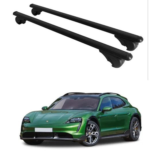 Багажник за Porsche Taycan Cross Turismo (Railing) (2019->) ALU REILING BLACK