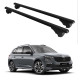 Багажник за Skoda Kamiq 5d (railing) (2019-->) ALU REILING BLACK