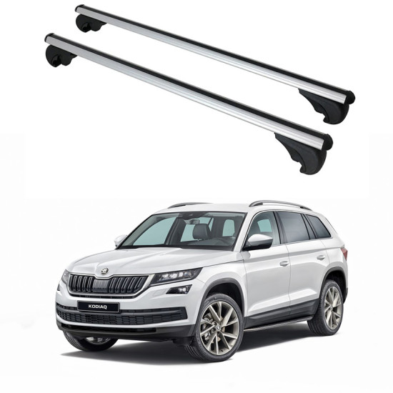 Багажник за Skoda Kodiaq 5d (railing) (2016-->2024) ALU REILING
