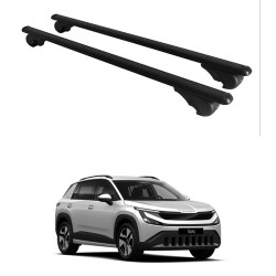 Багажник за Skoda Epiq 5d (railing) (2026-->) ALU REILING BLACK