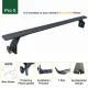 БАГАЖНИК за Jeep Wrangler 2d/4d (JK - hard top) (2007-->2018) AERO BAR BLACK