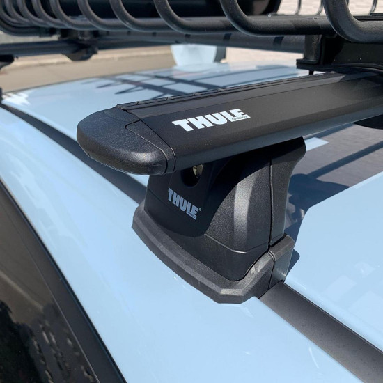 БАГАЖНИК ГРЕДИ THULE WingBar Evo Rapid System 118 Черни за Mercedes B-Class 5 врати Hatchback 19- без фабрични надлъжни греди