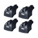 БАГАЖНИК ГРЕДИ THULE WingBar Evo Rapid System 118 Сиви за Mercedes B-Class W246 5 врати Hatchback 2011-2018 без фабрични надлъжни греди