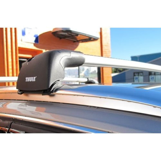 БАГАЖНИК ГРЕДИ THULE WingBar Edge 959 Скосени Сиви за Mercedes C-Class W204 4 врати Sedan 2007-2013 без фабрични надлъжни греди