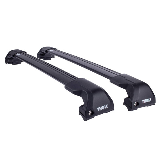 БАГАЖНИК ГРЕДИ THULE WingBar Edge Flush Rails Скосени Черни за Mercedes C-Class S205 5 врати Estate 2015- с интегрирани надлъжни греди