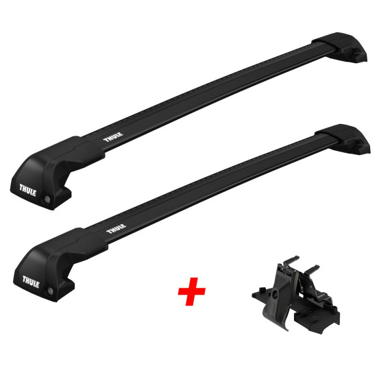 БАГАЖНИК ГРЕДИ THULE WingBar Edge Flush Rails Скосени Черни за Mercedes C-Class S206 5 врати Estate 2021- с интегрирани надлъжни греди