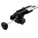 БАГАЖНИК ГРЕДИ THULE WingBar Edge Flush Rails Скосени Сиви за Mercedes C-Class S205 5 врати Estate 2015- с интегрирани надлъжни греди