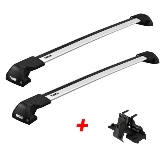БАГАЖНИК ГРЕДИ THULE WingBar Edge Flush Rails Скосени Сиви за Mercedes GLA H247 5 врати SUV 2020- с интегрирани надлъжни греди