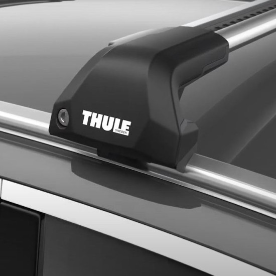 БАГАЖНИК ГРЕДИ THULE WingBar Edge Flush Rails Скосени Сиви за Mercedes GLA H247 5 врати SUV 2020- с интегрирани надлъжни греди