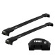БАГАЖНИК ГРЕДИ THULE WingBar Edge Rail Скосени Черни за Mercedes GLB 5 врати SUV 2020- с фабрични надлъжни греди с просвет