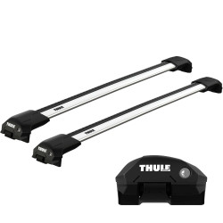БАГАЖНИК ГРЕДИ THULE WingBar Edge Rail Скосени Сиви за Mercedes EQB 5 врати SUV 2022- с фабрични надлъжни греди с просвет