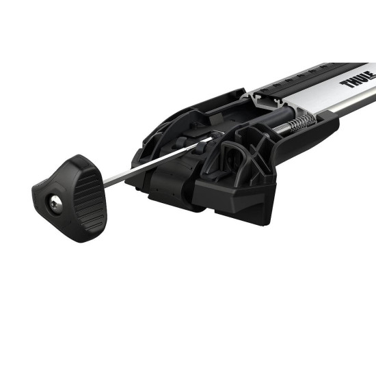 БАГАЖНИК ГРЕДИ THULE WingBar Edge Rail Скосени Сиви за Mercedes EQB 5 врати SUV 2022- с фабрични надлъжни греди с просвет