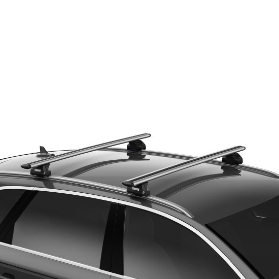 БАГАЖНИК ГРЕДИ THULE WingBar Evo Flush Rails 118 сиви за Mercedes C-Class S206 5 врати Estate 2021- с интегрирани надлъжни греди