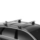 БАГАЖНИК ГРЕДИ THULE WingBar Evo Flush Rails 118 сиви за Mercedes GLA 5 врати SUV 14-20 с интегрирани надлъжни греди