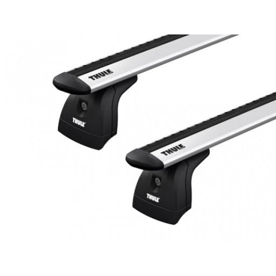 БАГАЖНИК ГРЕДИ THULE WingBar Evo Rapid System 108 Сиви за Mercedes C-Class 2 врати Coupe 16- без фабрични надлъжни греди