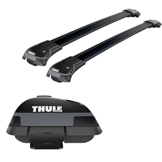 БАГАЖНИК ГРЕДИ THULE WingBar Edge Black 9585B за Mercedes GL (X164) 5 врати SUV 06-12 с фабрични надлъжни греди с просвет