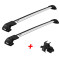 БАГАЖНИК ГРЕДИ THULE WingBar Edge Flush Rails Скосени Сиви + Кит 6098 за Mercedes EQA 5 врати SUV 2021- с интегрирани надлъжни греди