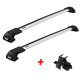 БАГАЖНИК ГРЕДИ THULE WingBar Edge Flush Rails Скосени Сиви + Кит 6098 за Mercedes EQA 5 врати SUV 2021- с интегрирани надлъжни греди