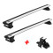 БАГАЖНИК ГРЕДИ THULE WingBar Evo Flush Rails 127 сиви за Mercedes EQA 5 врати SUV 2021- с интегрирани надлъжни греди