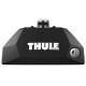 БАГАЖНИК ГРЕДИ THULE WingBar Evo Flush Rails 127 сиви за Mercedes EQA 5 врати SUV 2021- с интегрирани надлъжни греди