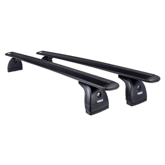 БАГАЖНИК ГРЕДИ THULE WingBar Evo Rapid System 127 Черни за Mercedes CLS 4 врати Coupe 10-18 без фабрични надлъжни греди