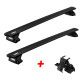 БАГАЖНИК ГРЕДИ THULE WingBar Evo Flush Rails 118 черни за Mercedes E-Class 5 врати Estate 2016-2023 с интегрирани надлъжни греди