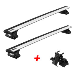 БАГАЖНИК ГРЕДИ THULE WingBar Evo Flush Rails 118 сиви за Mercedes E-Class 5 врати Estate 2016-2023 с интегрирани надлъжни греди