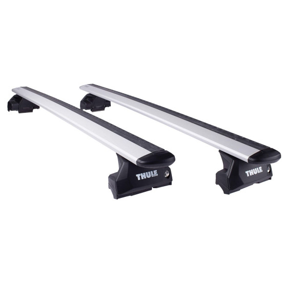 БАГАЖНИК ГРЕДИ THULE WingBar Evo Flush Rails 118 сиви за Mercedes E-Class 5 врати Estate 2016-2023 с интегрирани надлъжни греди